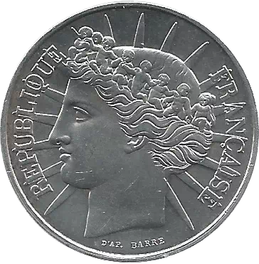 100 francs Fraternité 1988 Avers
