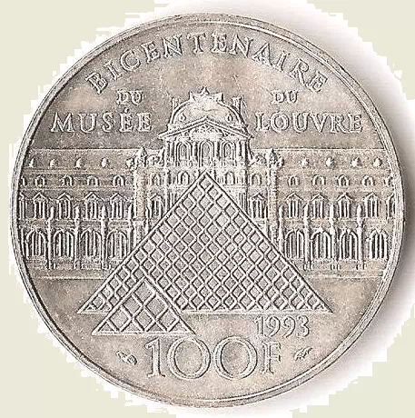 100 francs Delacroix 1993 Revers