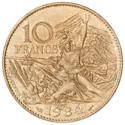 10 francs François Rude 1984 Revers
