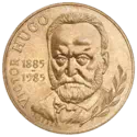 10 francs Victor Hugo 1985 Avers