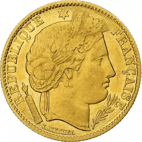 10 francs Cères deuxième république avers