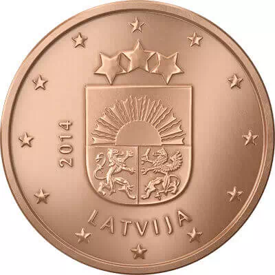 1 centime Euro Lettonie