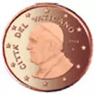 1 centime Euro Vatican