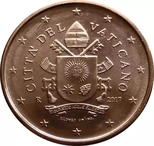 1 centime Euro Vatican