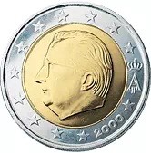 2 Euros Belgique