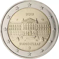 2 euros commémorative Allemagne 2019