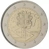 2 euros commémorative Andorre 2015