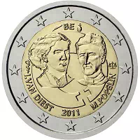 2 euros commémorative Belgique 2011