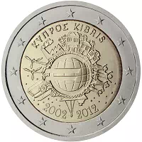 2 euros commémorative Chypre 2012