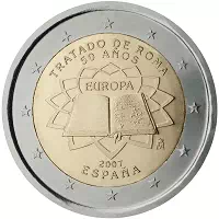 2 euros commémorative Espagne 2007