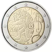 2 euros commémorative Finlande 2010