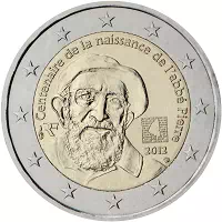 2 euros commémorative France 2012