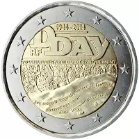 2 euros commémorative France 2014