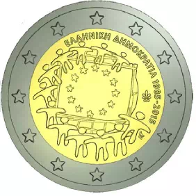 2 euros commémorative Grèce 2015