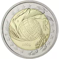 2 euros commémorative Italie 2004