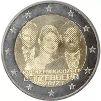 2 euros commémorative Luxembourg 2012