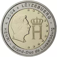 2 euros commémorative Luxembourg 2004