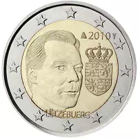 2 euros commémorative Luxembourg 2010