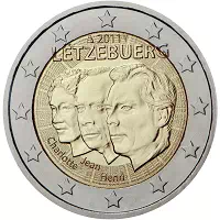 2 euros commémorative Luxembourg 2011