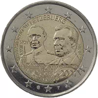 2 euros commémorative Luxembourg 2021