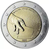 2 euros commémorative Malte 2011