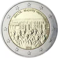 2 euros commémorative Malte 2012