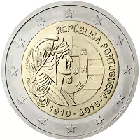 2 euros commémorative Portugal 2010
