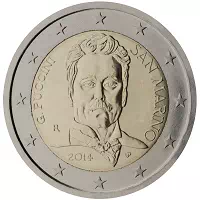 2 euros commémorative Saint-Marin 2014