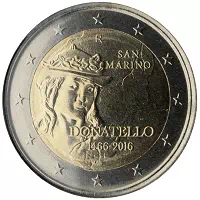 2 euros commémorative Saint-Marin 2016