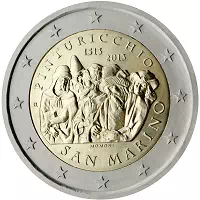 2 euros commémorative Saint-Marin 2013