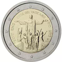 2 euros commémorative Vatican 2013