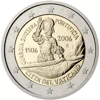 2 euros commémorative Vatican 2006