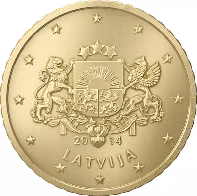 50 centimes Euro Lettonie
