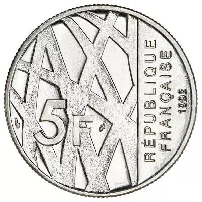 5 francs Pierre Mendes-France 1992 Revers