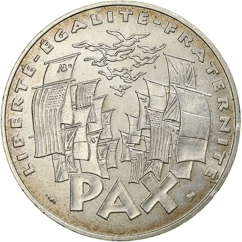100 francs 8 mai 1945 La Paix 1995 avers