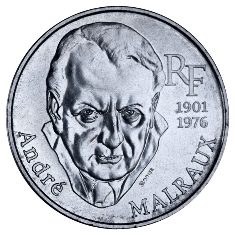 100 francs André Malraux 1997 avers
