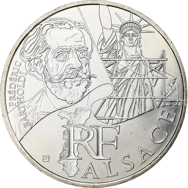 10 euros des Régions 2012 Alsace – Frédéric-Auguste Bartholdi