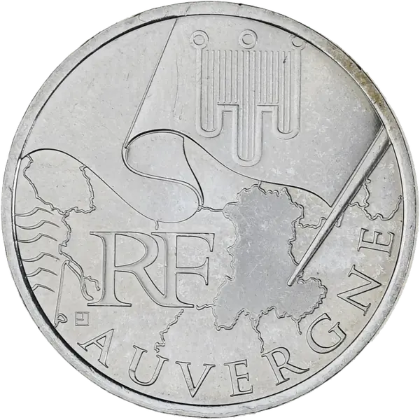 10 euros des Régions 2010 Auvergne – série héraldique