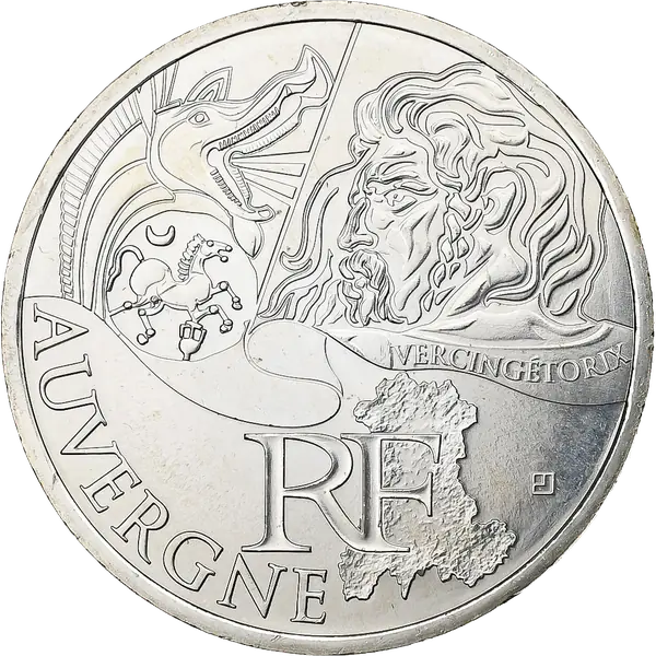 10 euros des Régions 2012 Auvergne – Vercingétorix