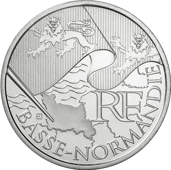 10 euros des Régions 2010 Basse-Normandie – série héraldique
