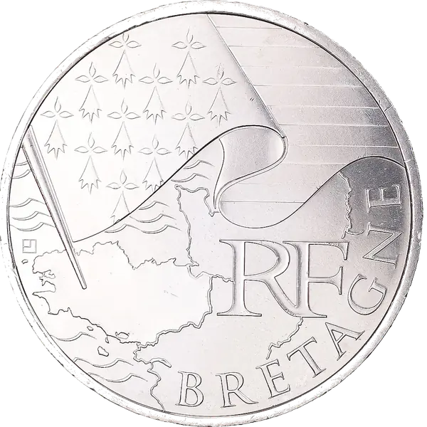10 euros des Régions 2010 Bretagne – série héraldique