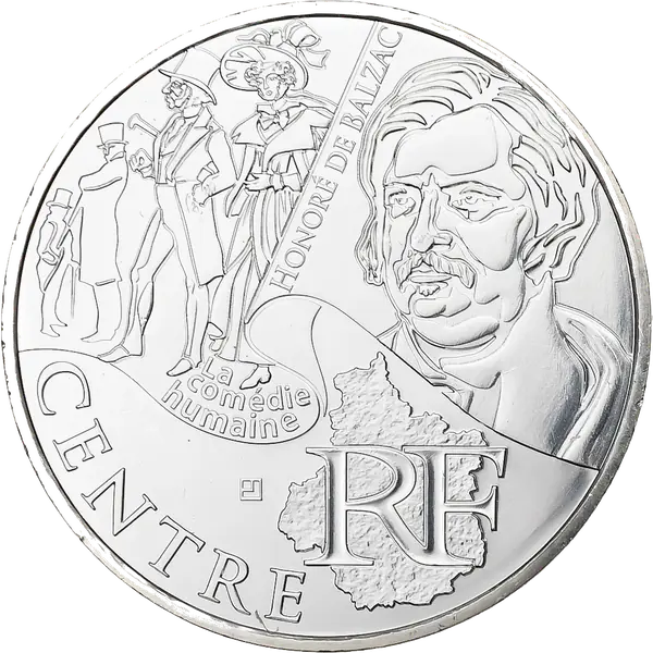 10 euros des Régions 2012 Centre – Honoré de Balzac