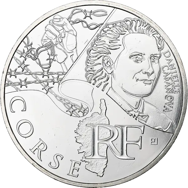 10 euros des Régions 2012 Corse – Danielle Casanova