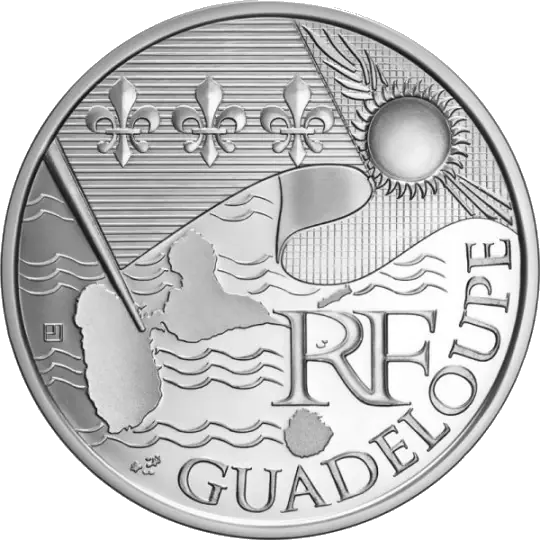 10 euros des Régions 2010 Guadeloupe – série héraldique