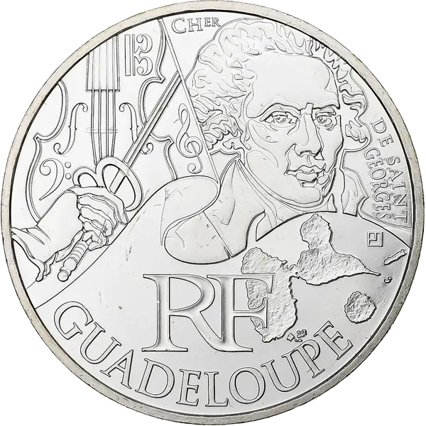 10 euros des Régions 2012 Guadeloupe – Joseph Bologne de Saint-George
