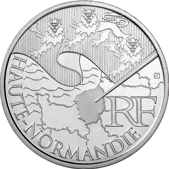 10 euros des Régions 2010 Haute-Normandie – série héraldique