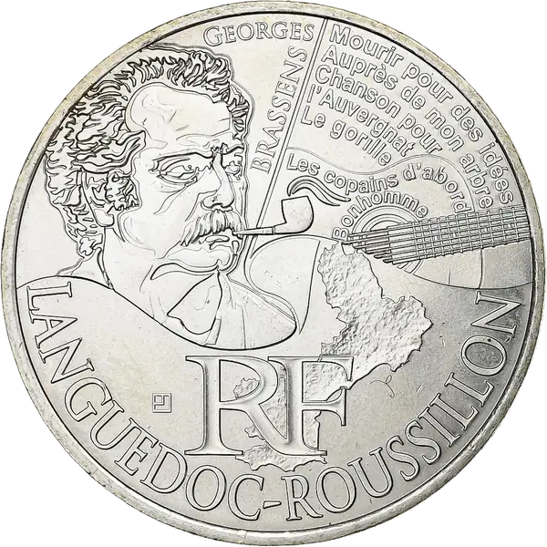 10 euros des Régions 2012 Languedoc-Roussillon – Georges Brassens