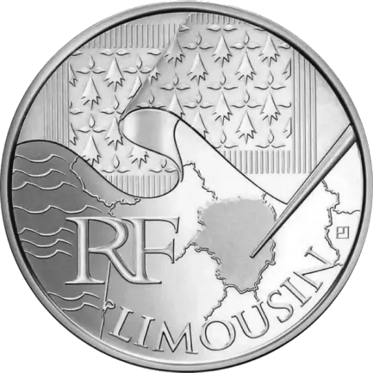 10 euros des Régions 2010 Limousin – série héraldique