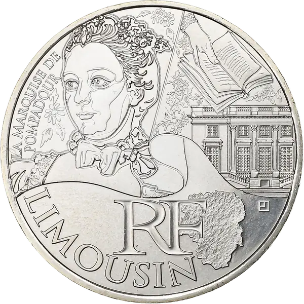 10 euros des Régions 2012 Limousin – Madame de Pompadour