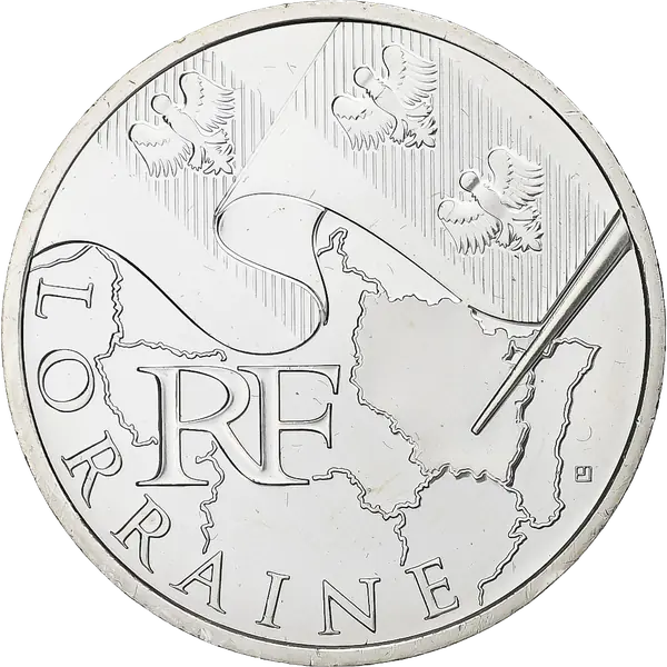 10 euros des Régions 2010 Lorraine – série héraldique